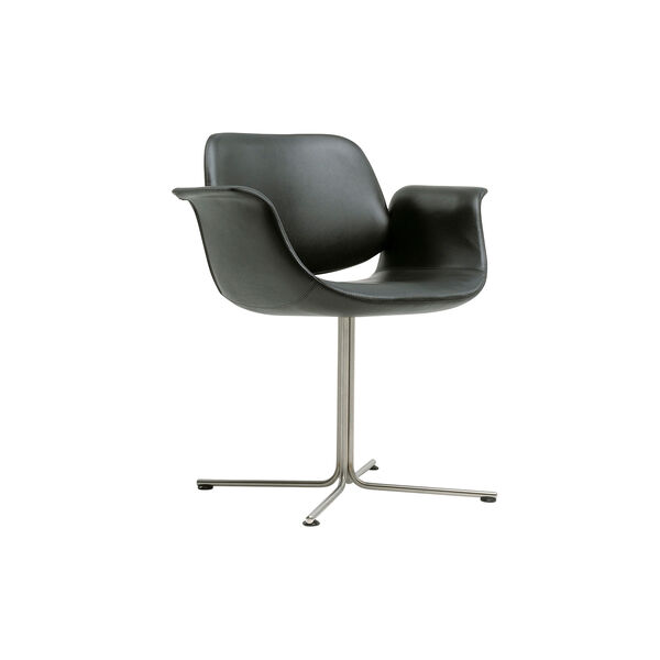 Flamingo Chair with Fixed Base, Black 98, Fredericia Furniture