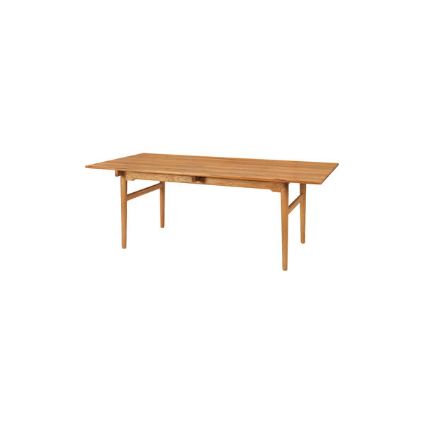 CH327 Dining Table, oiled teak/oiled oak, Carl Hansen & Søn