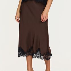 SRJournee Midi Skirt, demitasse, Soft Rebels