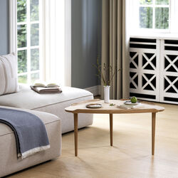 No. 55 Table, white oiled oak, Aakjaer Furniture