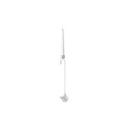2026 Christmas Candleholder Harp, silver, Georg Jensen