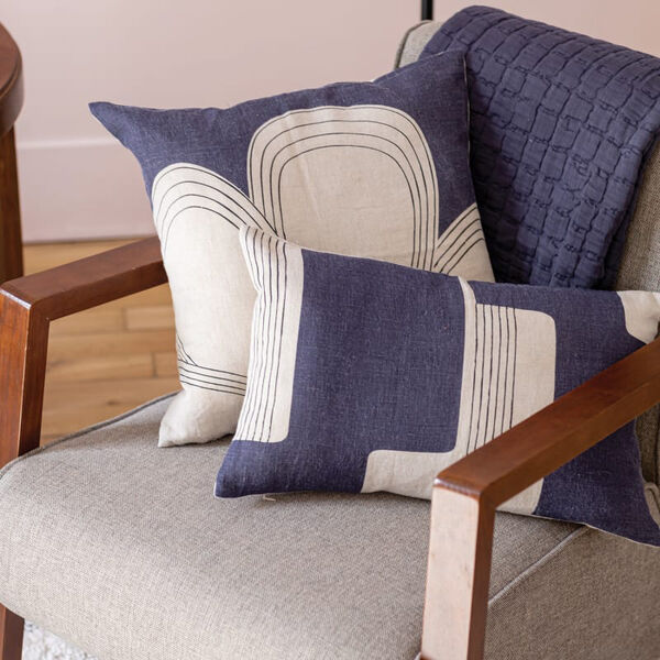 Swami Bedspread, marine, Vivaraise