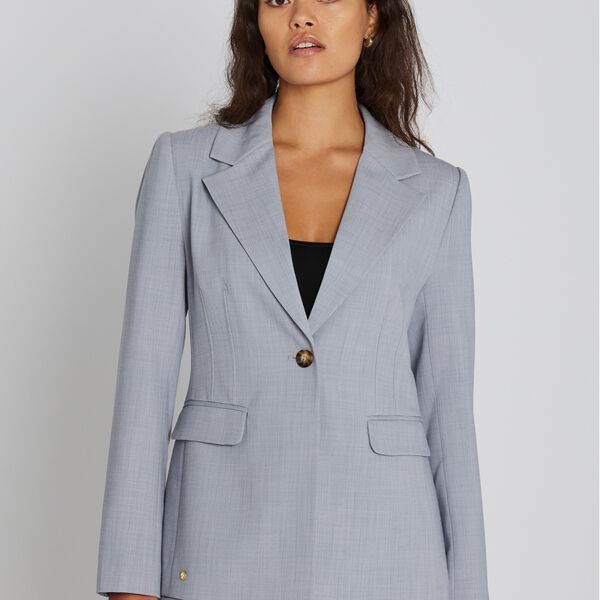 PBOVerato blazer, light blue melange, PBO