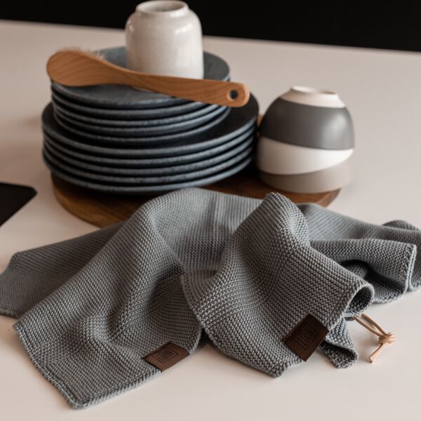 Knitted Cloth, spanish grey Knitted Cloth, spanish grey, By LOHN