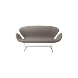 Swan Sofa™ 3321 2-seater Sofa, light grey, Fritz Hansen
