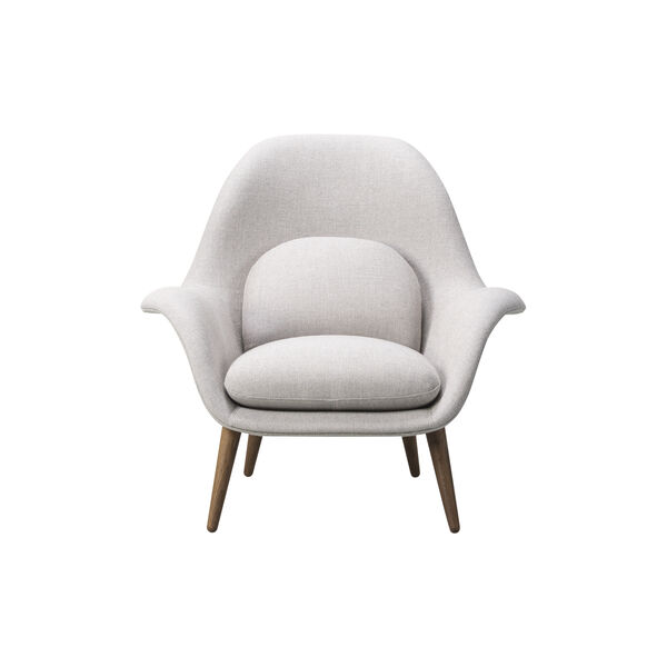 FF1770 Swoon Lounge Chair, Sunniva 717/stained smoked oak FF1770 Swoon Lounge Chair, Sunniva 717/stained smoked oak, Fredericia Furniture