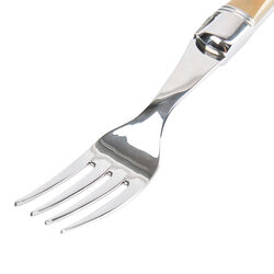 Steak Fork, brown horn, Laguiole Tradition