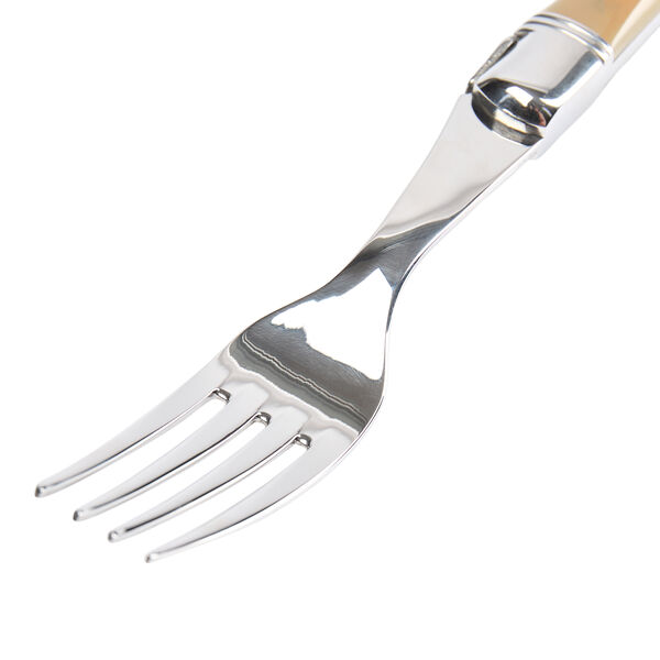 Steak Fork, brown horn, Laguiole Tradition