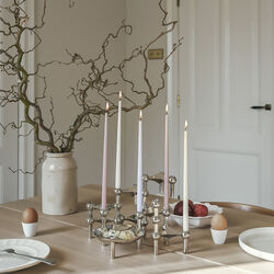 STOFF Nagel Candleholder, chrome, STOFF Nagel