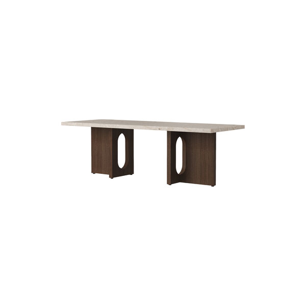Androgyne Lounge Table | Dark Stained Oak/Kunis Breccia, Audo Copenhagen