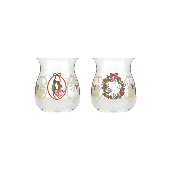 Holmegaard Christmas Tea Light Holder 2025, 2 pcs, Holmegaard