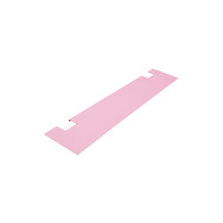 Plate Shelf, bubble gum, Pedestal