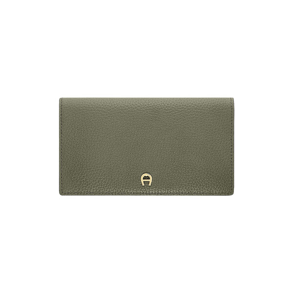 Delia bill and card case, moss green, Aigner