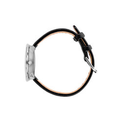 Bankers Wrist Watch, white/steel/black, Arne Jacobsen Watches