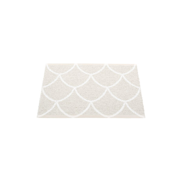 Kotte Plastic Rug, fossil grey/white Kotte Plastic Rug, fossil grey/white, Pappelina