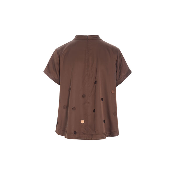 Kuhaku Sequin Blouse | Chestnut, BITTE KAI RAND