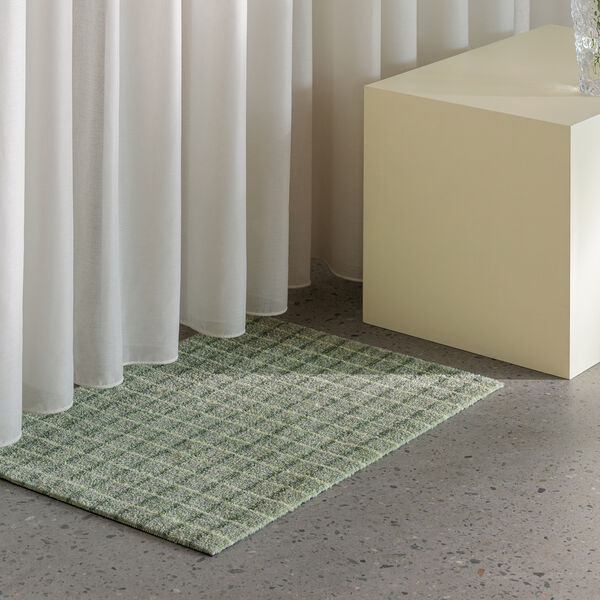 Grid Matcha Lemon Doormat, Heymat
