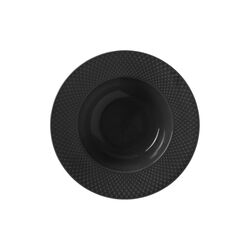 Rhombe Earth Soup plate Ø 24.5 cm, slate, Lyngby Porcelæn