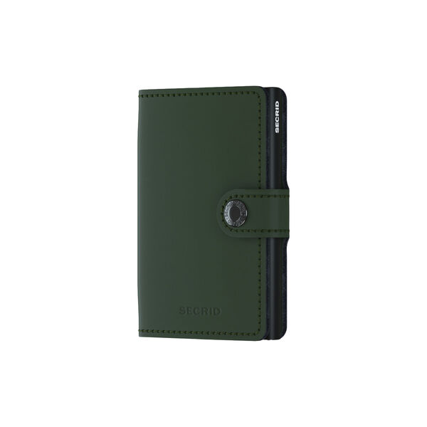 Miniwallet, matte green/black, Secrid