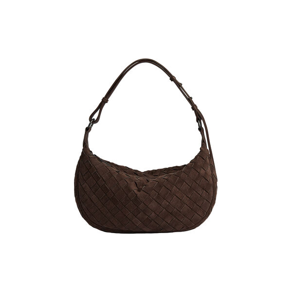 MuseMBG Bag Suede Weave, dark brown, Markberg