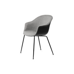 Bat Dining Chair Front Upholstered, Remix 152/black matt, GUBI