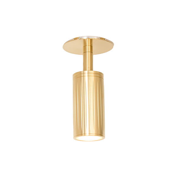 Luminar Box Mount Ceiling Light, brass, Rama Lights