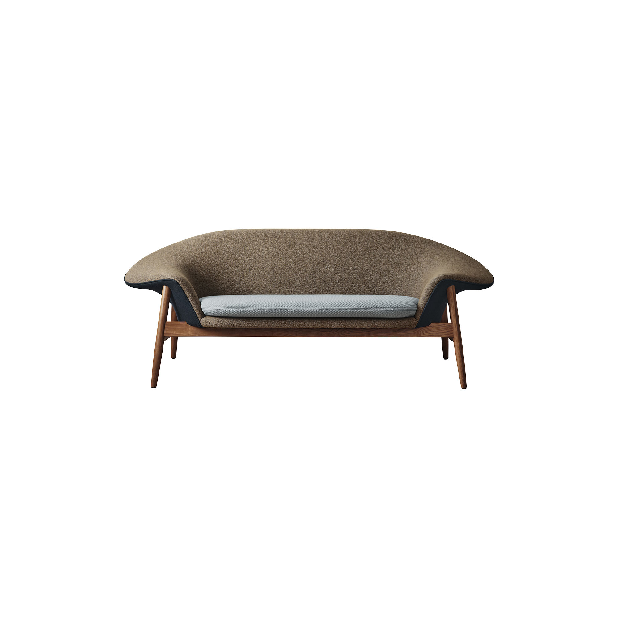 Fried Egg Sofa blue brown grey
