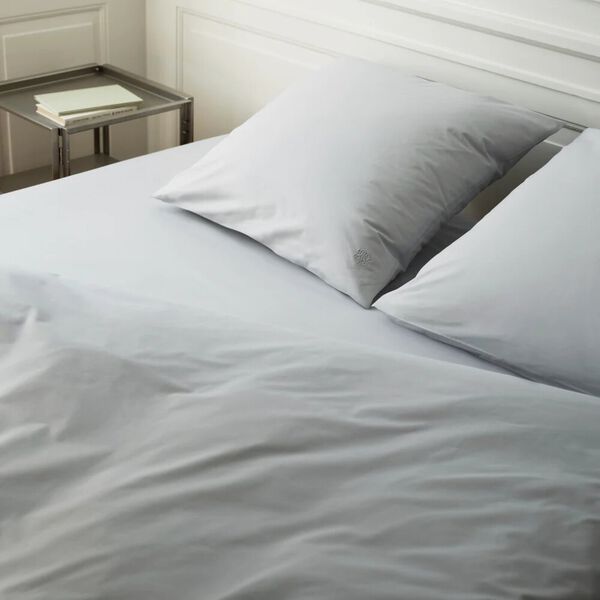 SUPIMA PERCALE Bedding, platinum grey, Georg Jensen Damask