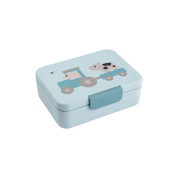 Tiny Farm Lunch Box with Divider, blue Tiny Farm Lunch Box with Divider, blue, Done by Deer
