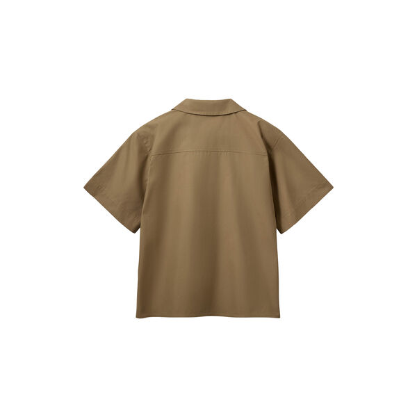 MAVIRASW BOXY SHORT SLEEVE SHIRT, light brown, Sofie Schnoor