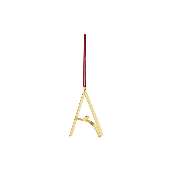 Christmas letter ornament A, Georg Jensen