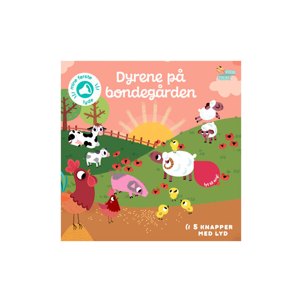 Pointing Book with Sound - The Animals on the Farm (danish), Forlaget Room2Play