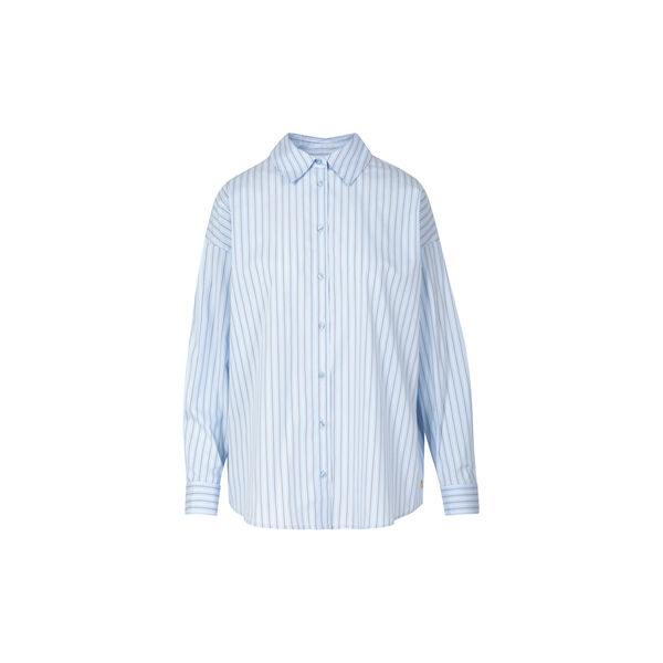 Classic shirt - Boxy fit, blue stripes, Coster Copenhagen