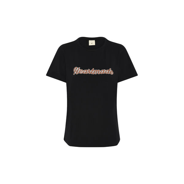 Efia logo t-shirt, black, Heartmade