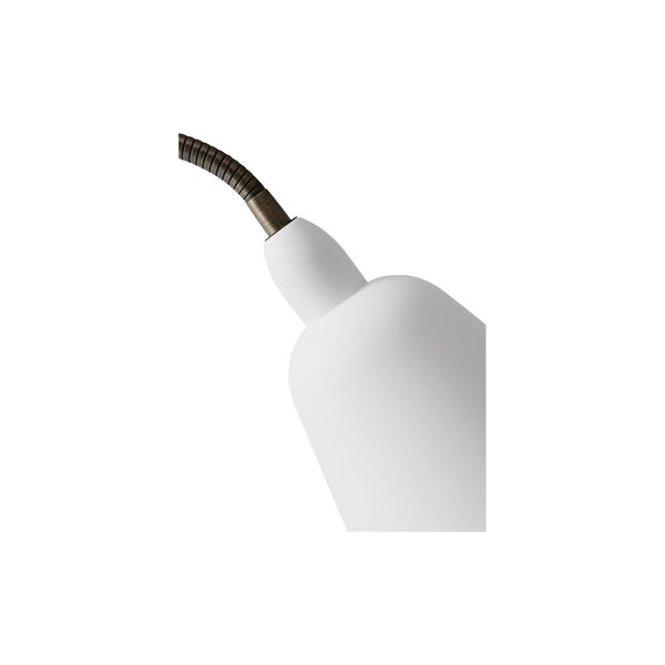 Bellevue AJ7 Anniversary Edition Floor Lamp, white/bronzed brass, &Tradition