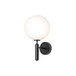 Miira Outdoor Wall Lamp, black/opal, Nuura
