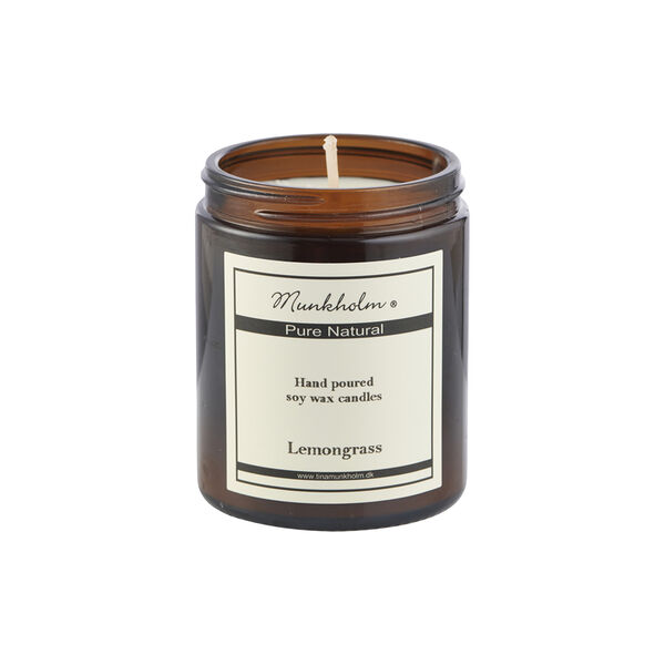 Scented Candle, lemon grass, Munkholm