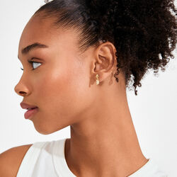 AMI earrings, gold plated, Pilgrim