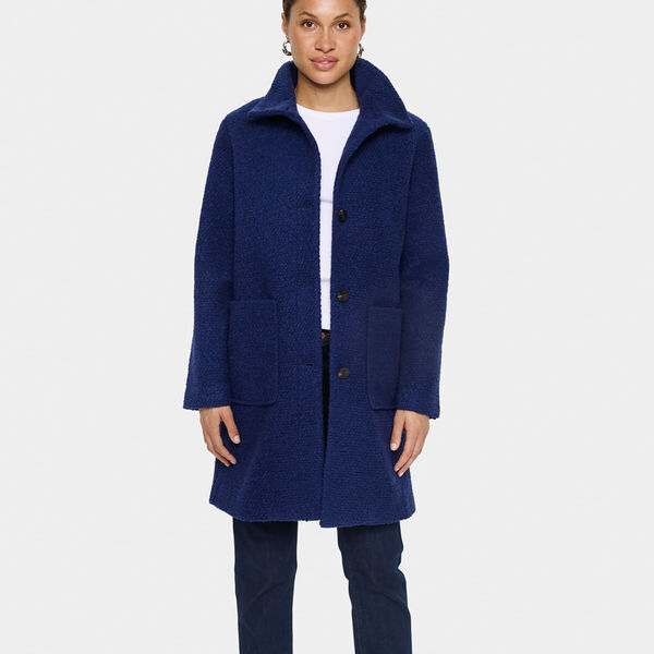 FerddySZ Wool Coat, midnight sail, Saint Tropez