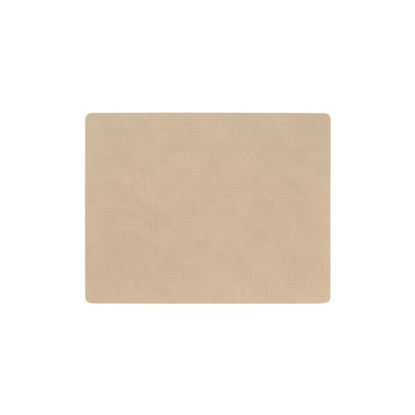 Corduroy table mat Square L, sand, LIND DNA