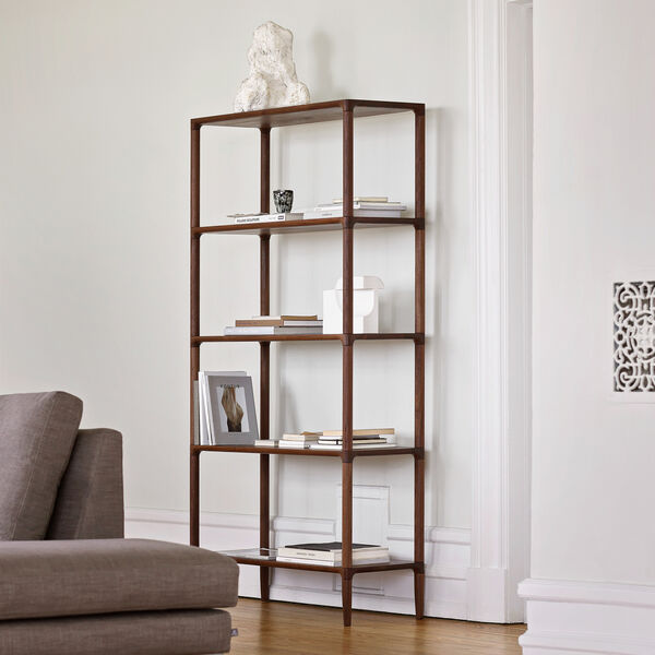Root Tower Bookcase, oiled walnut, Eilersen