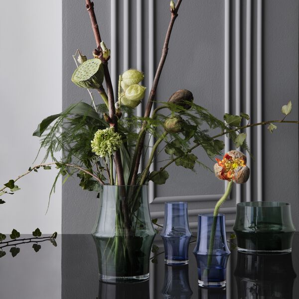 ARC Vase, dark blue, Holmegaard