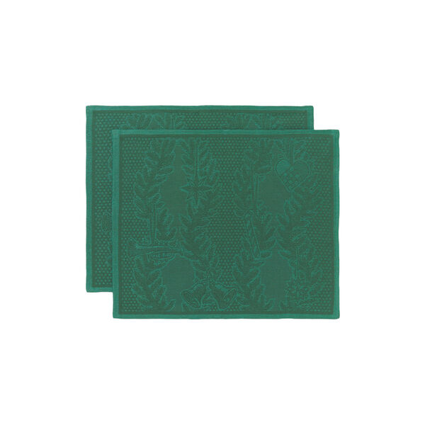 Star Fluted Placemat 2 pcs, green Star Fluted Placemat 2 pcs, green, Royal Copenhagen