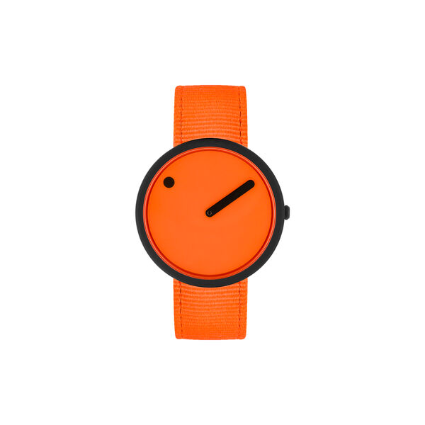 PICTO Wrist Watch, signal orange/matt black/signal orange, PICTO
