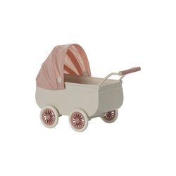 Mouse Pram, coral, Maileg