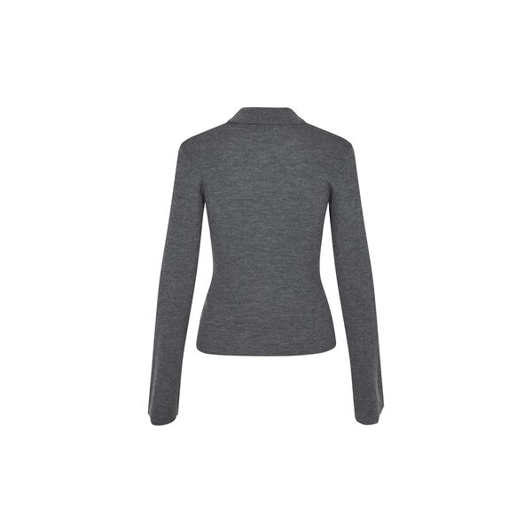 HirokiMD cardigan, dark grey melange, Modström