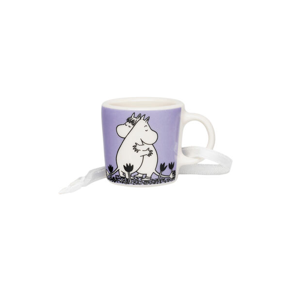 Moomin mini mug Love, purple, Moomin Arabia