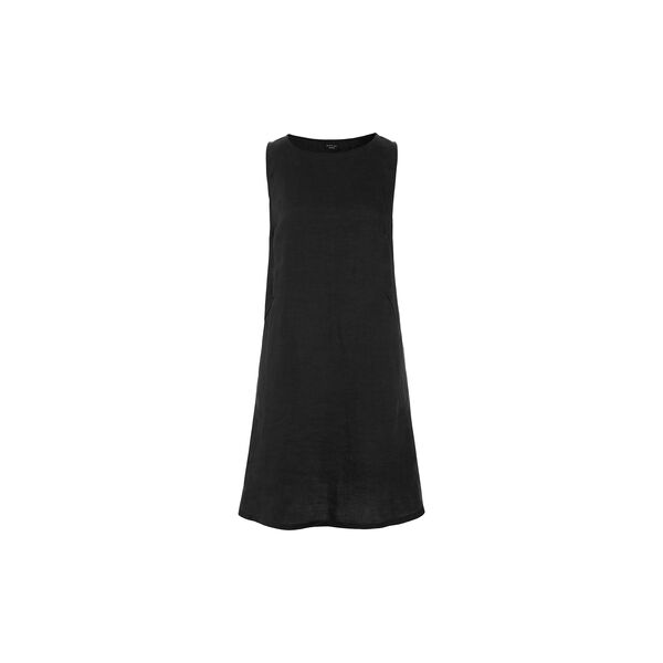 Airy linen short dress, black, BITTE KAI RAND