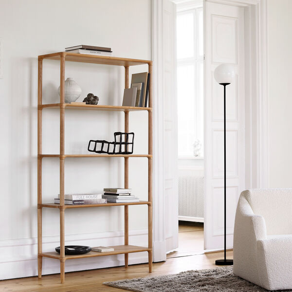 Root Tower Bookcase, oiled oak, Eilersen