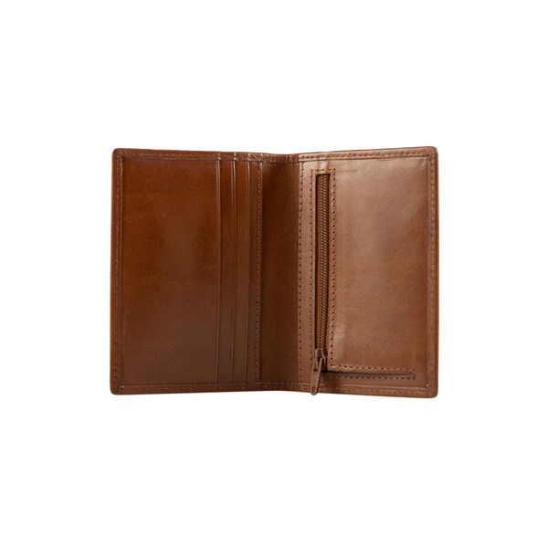 SKAGEN Card Holder Fold, cognac, JOST